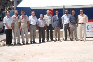 Orhangazi'de Afrika i&ccedil;in yardım &ccedil;adırı