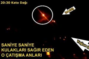 &Ccedil;atışma anları b&ouml;yle g&ouml;r&uuml;nt&uuml;lendi