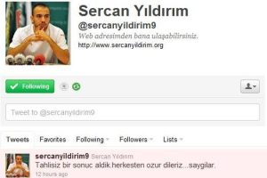 Sercan Twitter'dan özür diledi