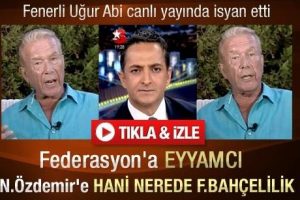 Uğur D&uuml;ndar canlı yayında isyan etti
