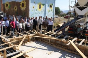 Tek tip taksi durağının ilk temeli atıldı