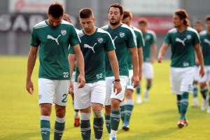 Bursaspor'da neşeli idman