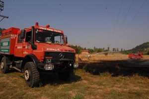 Harmancık'ta tarım arazisinde yangın