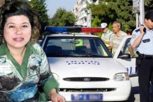 Polis aracı &ouml;yle birine &ccedil;arptı ki