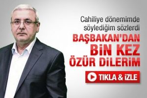 Yazar milletvekili Başbakandan neden binlerce kez &ouml;z&uuml;r diledi