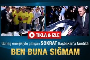 Başbakan Erdoğan: Ben bu otomobile sığmam