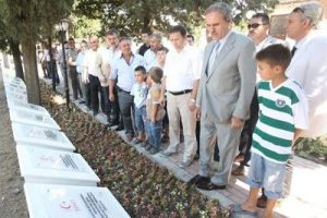 &Ccedil;ağlayan şehitliği unutulmadı