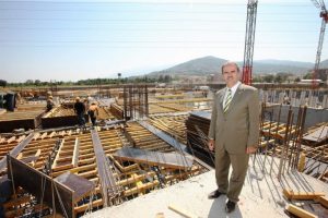 Timsah arena inşaatı hızla y&uuml;kseliyor
