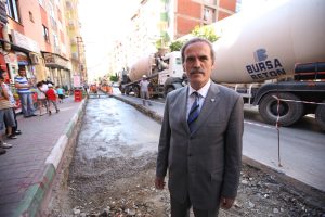 Tramvayın Davutkadı etabı hızla ilerliyor