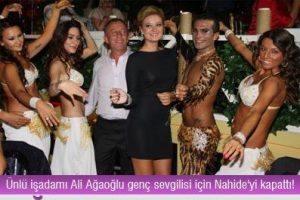Ali Ağaoğlu gen&ccedil; sevgilisi i&ccedil;in &uuml;nl&uuml; mekanı kapattı