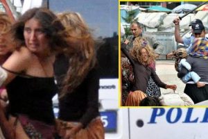 G&ouml;zaltına &ccedil;ıplak protesto