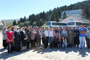 Mobil kursiyerlerin Uludağ keyfi
