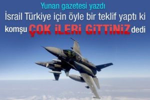 İsrail'den ahlaksız teklif