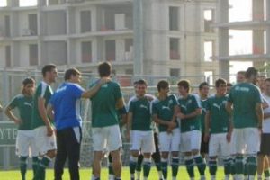 Bursaspor'da neşeli idman