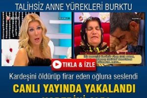 Bir annenin b&uuml;y&uuml;k dramı...Bir oğlu diğerini &ouml;ld&uuml;rd&uuml; canlı yayında yakalandığını &ouml;ğrendi