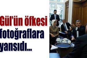 Cumhurbaşkanı G&uuml;l &ouml;fkesini saklayamadı