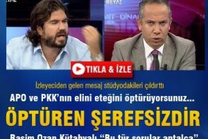 Devlet "PKK ve Apo'nun elini &ouml;p&uuml;yor" mesajı canlı yayında nasıl &ccedil;ıldırttı