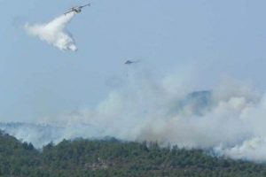 Fo&ccedil;a'yı yakan ter&ouml;ristler şimdi yandı