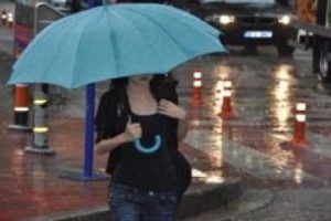 Yağışlı hava geliyor