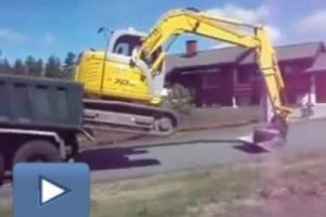 Dozer tırdan nasıl indirilir?