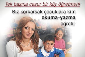 Bu &ouml;ğretmen alnından &ouml;p&uuml;l&uuml;r: Biz korkarsak bu &ccedil;ocuklara kim okuma &ouml;ğretir