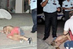 Polisi şok eden g&ouml;r&uuml;nt&uuml;