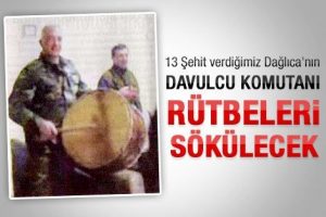 13 şehit verdiğimiz Dağlıca'nın davulcu komutanının apoletleri s&ouml;k&uuml;lecek