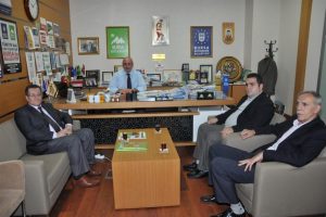 Bursa Kent Konseyi'ne tebrik ziyaretleri s&uuml;r&uuml;yor