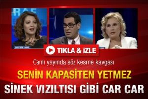 CNN T&uuml;rk'te s&ouml;z kesme kavgası