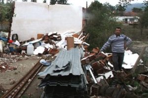B&uuml;y&uuml;korhan'da hortum &ccedil;atıları u&ccedil;urdu