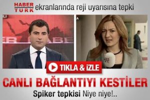 Habert&uuml;rk spikerinin şaşırtan canlı yayın tepkisi
