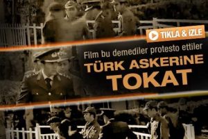 Film festivalinde T&uuml;rk askerine tokat gerginliği