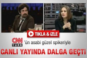Okan CNN T&uuml;rk spikeriyle dalga ge&ccedil;ti