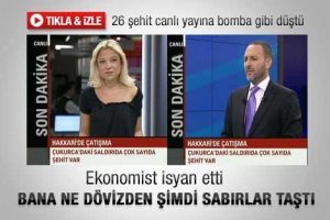 Ekonomist canlı yayında ter&ouml;re isyan etti