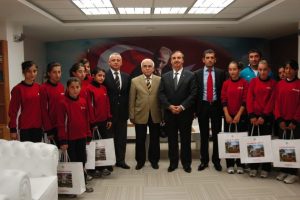 Atletizm kul&uuml;b&uuml; Keskin'i ziyaret etti