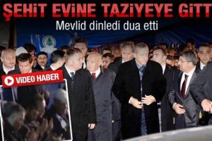 Başbakan Erdoğan'dan şehit ailesine taziye ziyareti