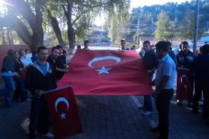 Harmancık'ta ter&ouml;re lanet y&uuml;r&uuml;y&uuml;ş&uuml;