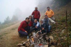 Kestane avcıları iş başında