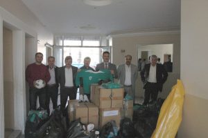 K&ouml;rfezspor'a malzeme desteği