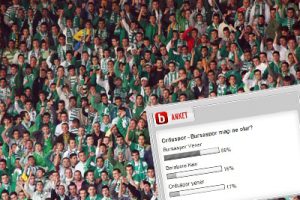 Bursaspor taraftarı galibiyetten emin