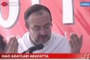 Mehmet G&ouml;rmez'den Vakfe Duası