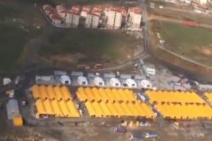Havadan g&ouml;r&uuml;nt&uuml;lerle kurban kesim alanları