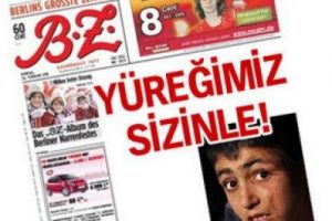 Alman gazetesinden Van depremine T&uuml;rk&ccedil;e destek!