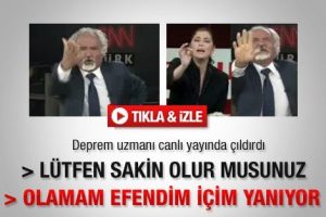 Deprem uzmanı canlı yayında &ccedil;ıldırdı