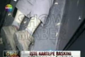 Kartepe baskını polis kamerasında