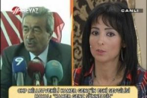 Kamer Gen&ccedil;'in eski sevgilisi canlı yayında