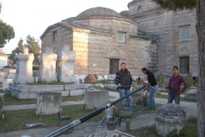 Herk&uuml;l heykelinin &ccedil;alındığı m&uuml;zenin g&uuml;venlik kameraları yenileniyor