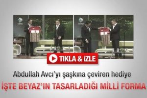 Beyaz'dan Avcı'ya milli takım forması