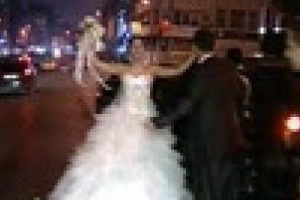Gelinin ilgin&ccedil; hayali ger&ccedil;ek oldu