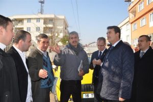 Başkan D&uuml;ndar'dan hizmet turu